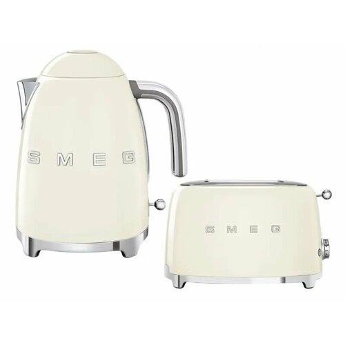 Набор Smeg чайник KLF03CREU тостер TSF01CREU Кремовый 4180000₽
