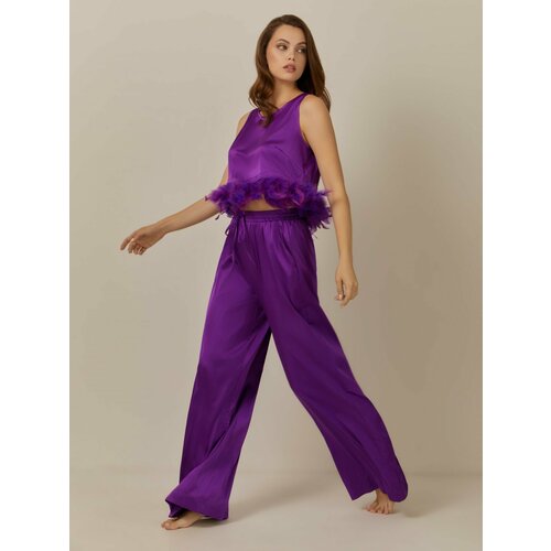 Брюки  infinity lingerie, размер 42, фиолетовый