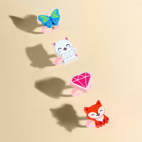 Колечко Микс «Лесная поляна» 3 х 2,7 см