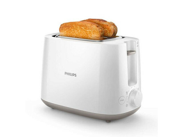 Тостер Philips HD2581/00 (830Вт белый пластик)