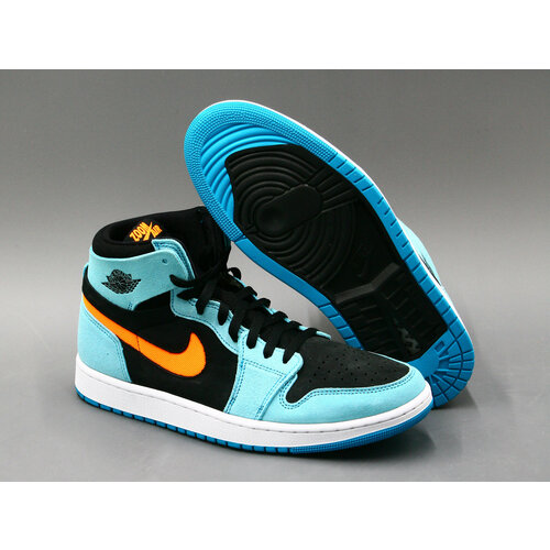 Кроссовки NIKE Air Jordan 1 Zoom CMFT 2, полнота D, размер 9US, синий, черный