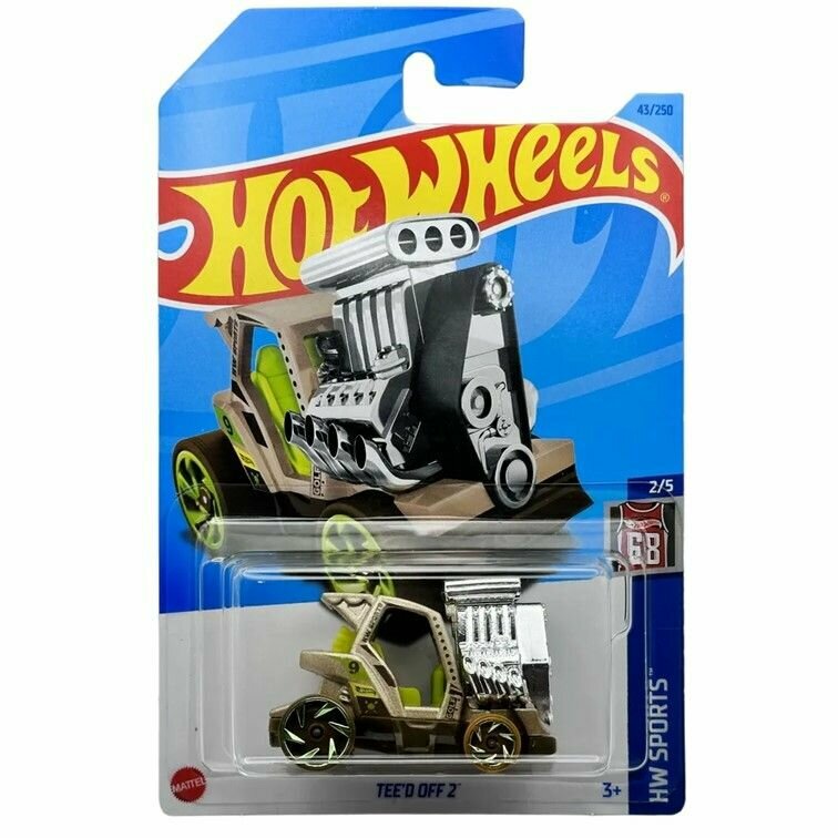 HKK44 Машинка игрушка Hot Wheels металлическая коллекционная Teed Off 2 бронз