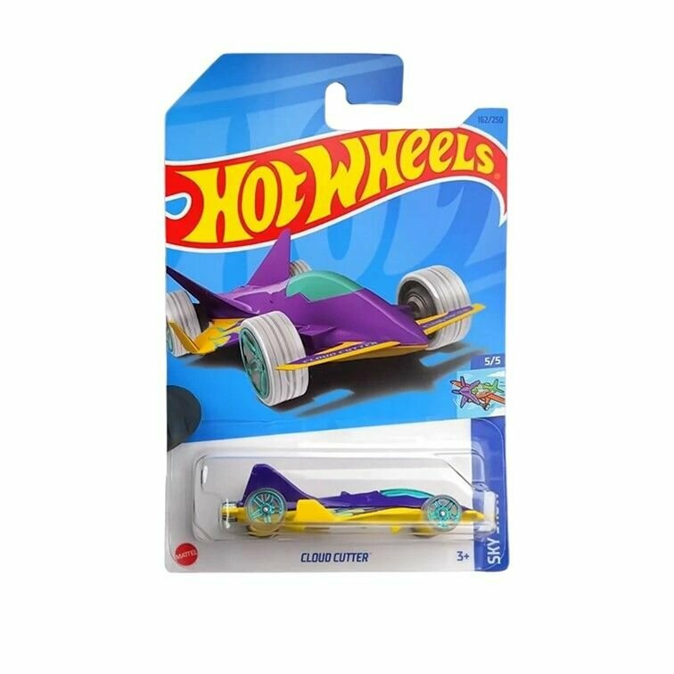 HKK54 Машинка игрушка Hot Wheels металлическая коллекционная Cloud Cutter фиолетовый; желтый