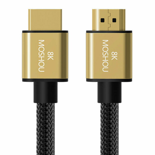Кабель MOSHOU HDMI 2.1, 8K-60 Гц, 4K-120 Гц, 48 Гбит/с, длина 1 метр