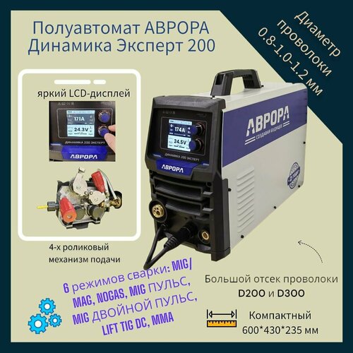Аврора Динамика 200 эксперт 4ролика LCD 3в1 пульс двойной пульс 5850000₽