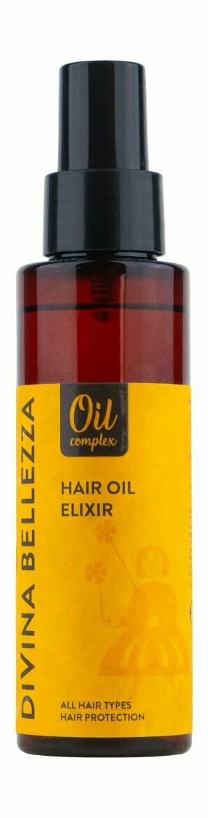 Многофункциональное масло для волос на основе красного вина Divina Bellezza Hair Oil Elixir