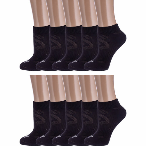 Носки Борисоглебский трикотаж, 10 пар, размер 18-20, черный