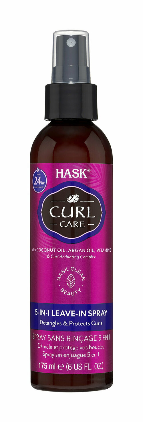 Несмываемый спрей для вьющихся волос Hask Curl Care 5 in 1 Leave in Spray