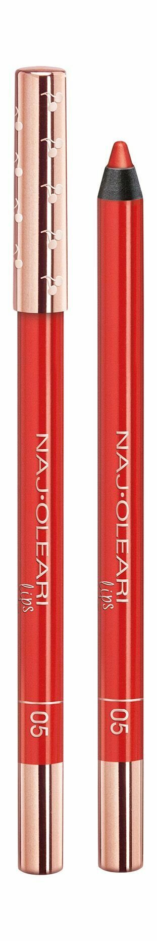 Карандаш для губ 5 fire red Naj Oleari Perfect Shape Lip Pencil