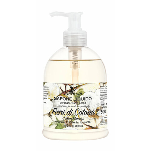 Жидкое мыло с ароматом цветов хлопка Florinda Liquid Soap Cotton Flowers