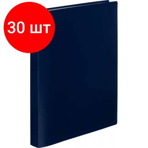 Комплект 30 штук, Папка файловая 40 ATTACHE 055-40Е синий комплект 11 штук папка файловая 40 attache 055 40е синий