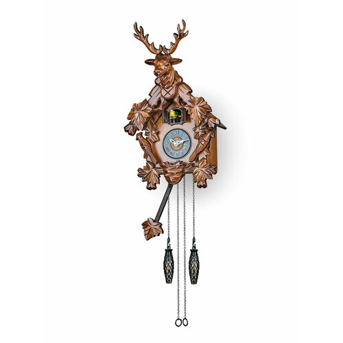 Часы с кукушкой деревянные настенные декоративные 6062C-L
