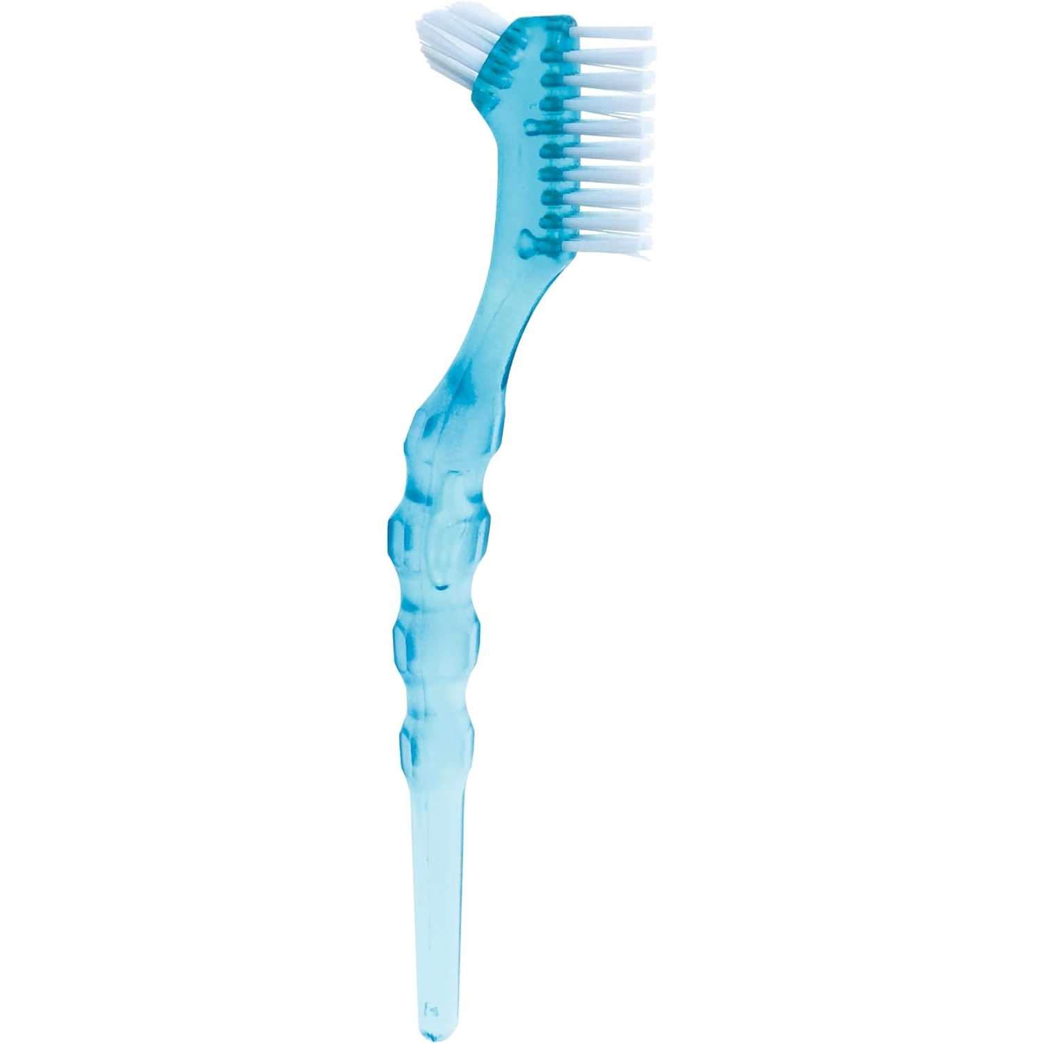 Зубная щетка Miradent Protho Brush для ухода за зубными протезами, голубая