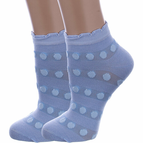 фото Носки красная ветка, 2 пары, размер 23-25, голубой