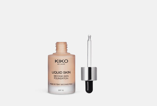 Тональная основа SPF 15 KIKO MILANO liquid skin second skin foundation