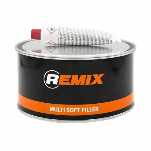 Шпатлевка автомобильная универсальная REMIX MULTI SOFT FILLER Шпаклевка автомобильная 025 кг Двухкомпонентная полиэфирная автошпатлевка Art RM-MSF-250 673₽