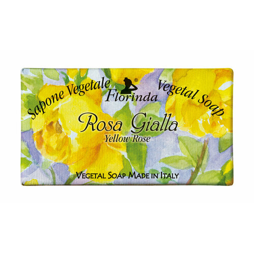 Мыло с ароматом желтой розы Florinda Soap Yellow Rose