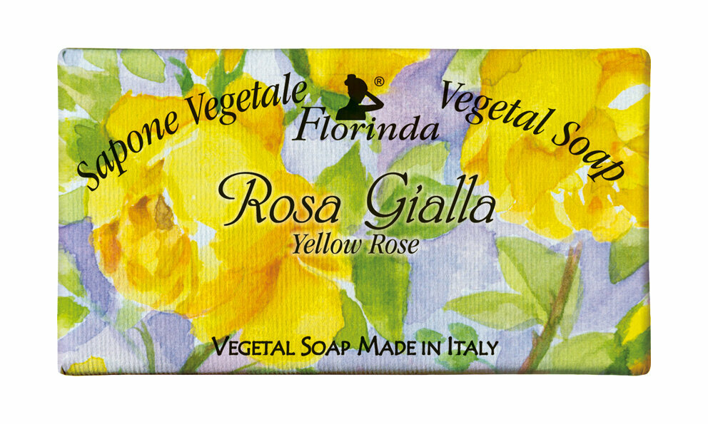 Мыло с ароматом желтой розы Florinda Soap Yellow Rose