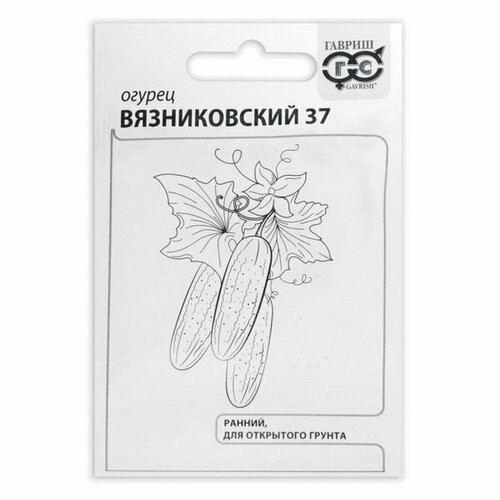 Семена Огурец Вязниковский 37, б/п, 0.5 г