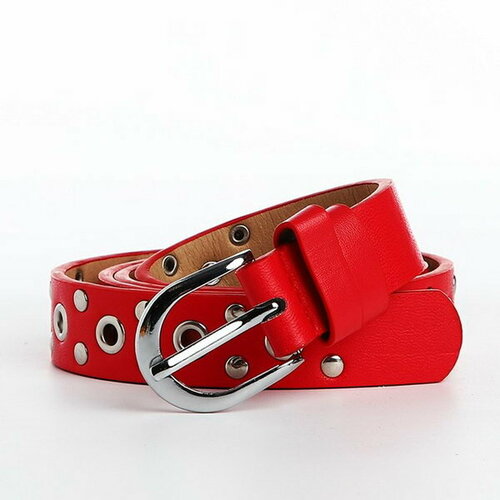 фото Ремень сима-ленд, размер 105, красный сима-лэнд