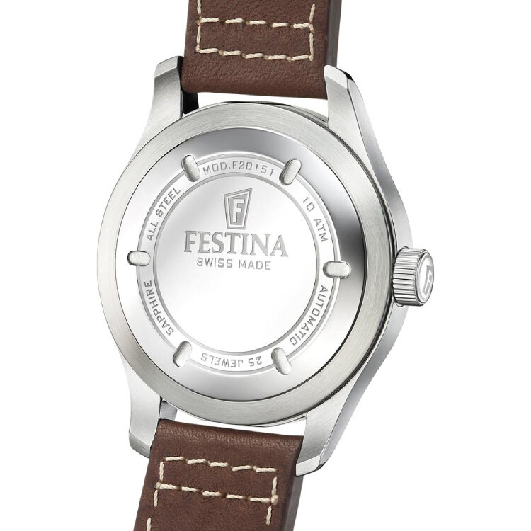 Наручные часы FESTINA Swiss Made, белый, — фото 1