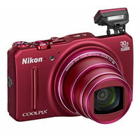 Фотоаппарат Nikon Coolpix S9700, красный