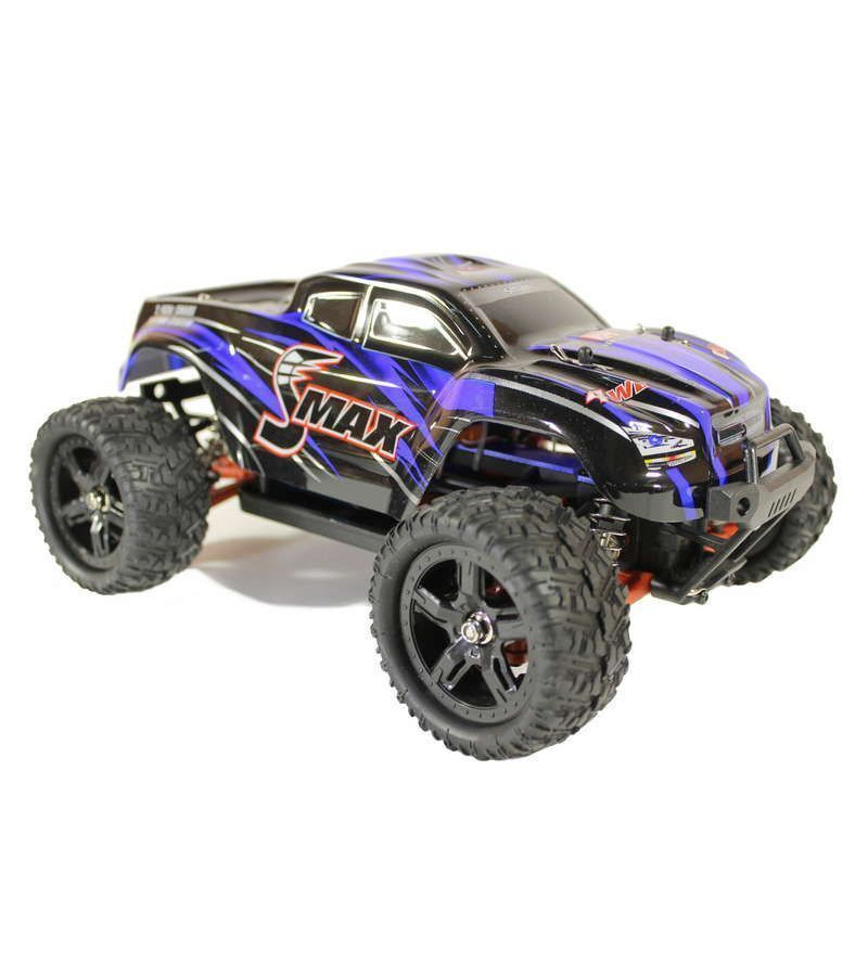 Радиоуправляемый монстр Remo Hobby SMAX UPGRADE (синий) 4WD 2.4G 1/16 RTR