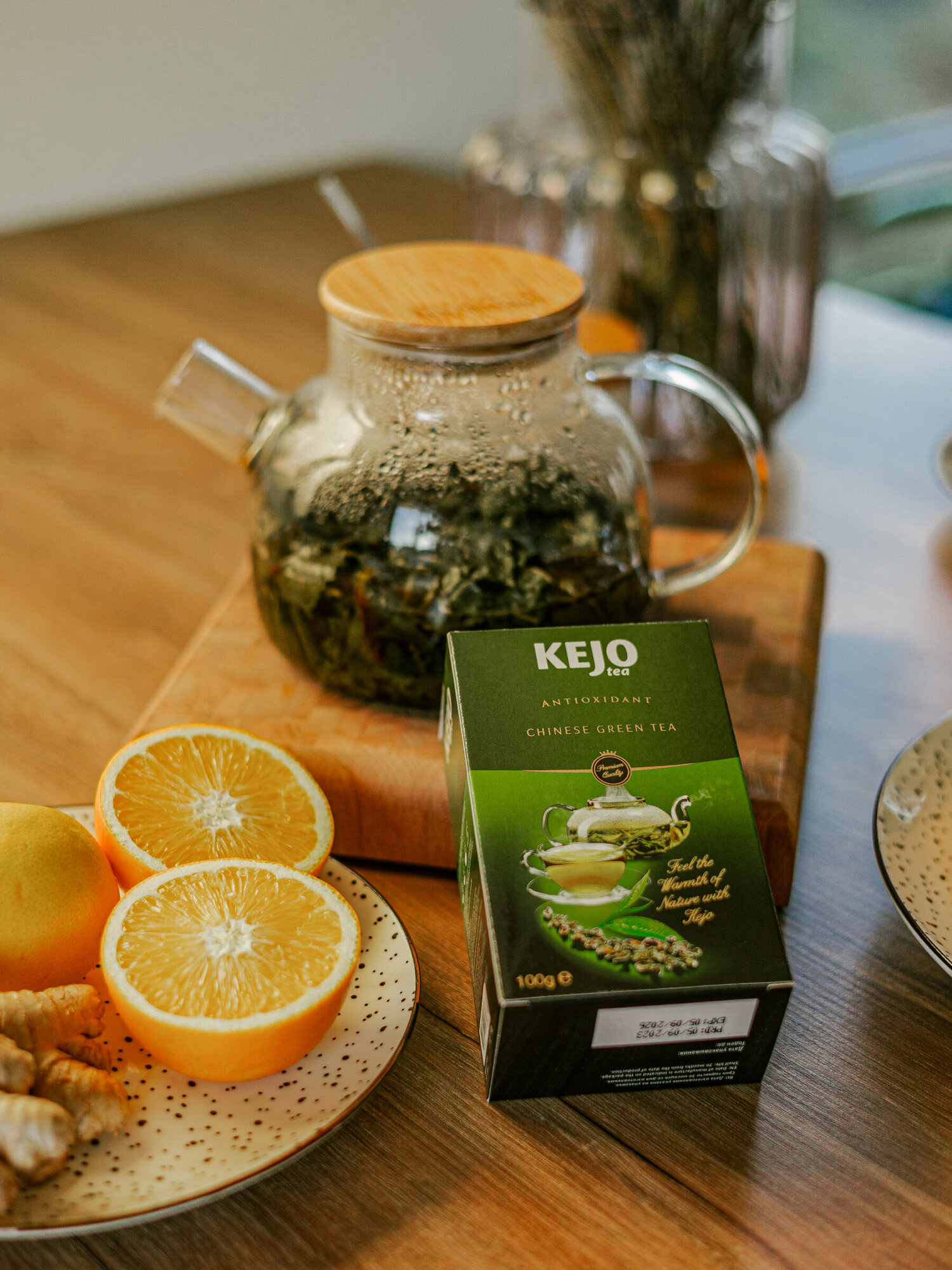 Чай зеленый ANTIOXIDANT CHINESE GREEN TEA KejoTea, 100гр - фотография № 5