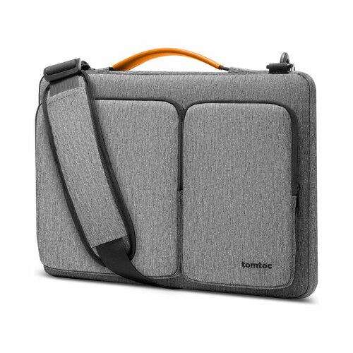 Сумка Tomtoc Defender Laptop Shoulder Bag A42 для ноутбуков 15.6 серая (Gray) сумка tomtoc laptop shoulder bag a42 для ноутбуков 13 13 3 черная
