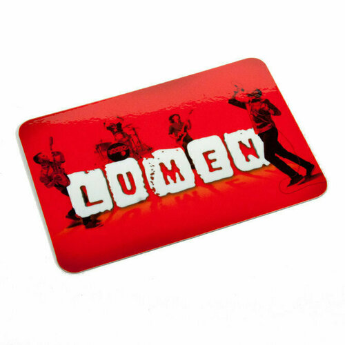Магнит на холодильник Lumen. Подарок поклонникам рока.