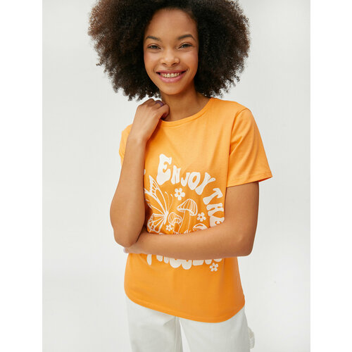 фото Футболка koton, размер m, оранжевый