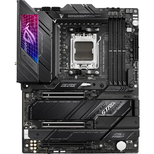 Материнская плата ASUS ROG STRIX X670E-A GAMING WIFI, Socket AM5, X670, 4*DDR5, HDMI+DP, 4xSATA3 + RAID, M2, Audio, Gb LAN, USB 3.2, USB 2.0, ATX; 90MB1BM0-M0EAY0 rog strix x670e f gaming wifi am5 x670 usb3 2 gen 2 mb 90mb1ba0 m0eay0 am5 x670 usb3 2 gen 2 mb 90mb1ba0 m0eay0