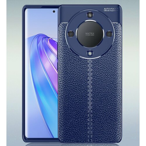 Чехол бампер накладка MyPads «Pelle Morbida» на Honor Magic 5 Lite / Honor X9a из качественного износостойкого силикона с декоративным дизайном под. чехол бампер накладка mypads pelle morbida на realme gt 3 gt neo 5 из силикона с декоративным дизайном под кожу с тиснением черный