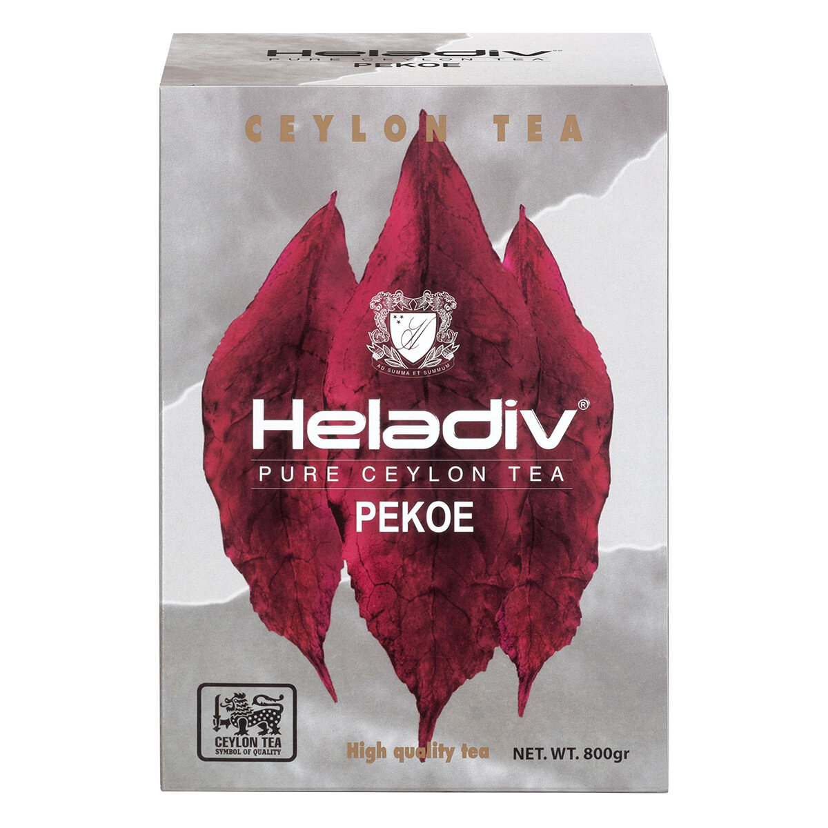 Чай Heladiv "Back tea", чёрный, цейлонский, листовой, органический, 800 г