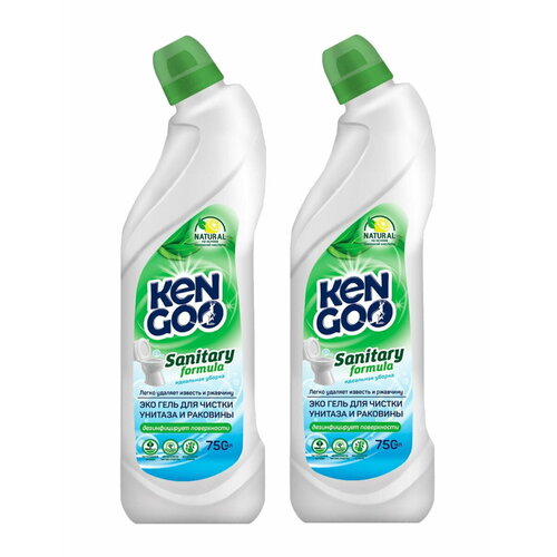 Гель Kengoо Эко для чистки унитаза 750 мл. х 2 шт.
