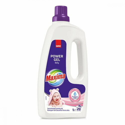 Концентрированный гель для стирки белья Sano Maxima Детский 1 литр
