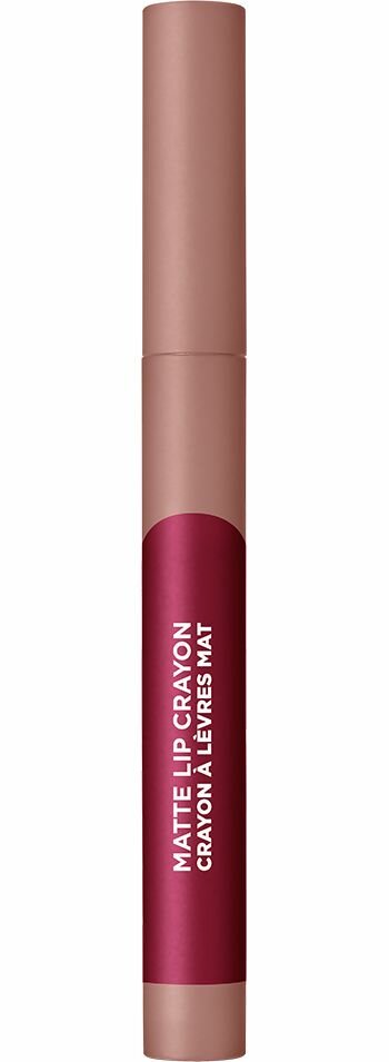 L'OREAL PARIS Матовая помада-стик Infaillible Matte Lip Crayon, оттенок 114, фиолетовый