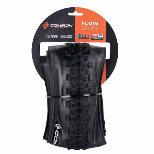 фото Покрышка comiron flow 60tpi soft skin extra grip кевлар (29x2.20 черный)