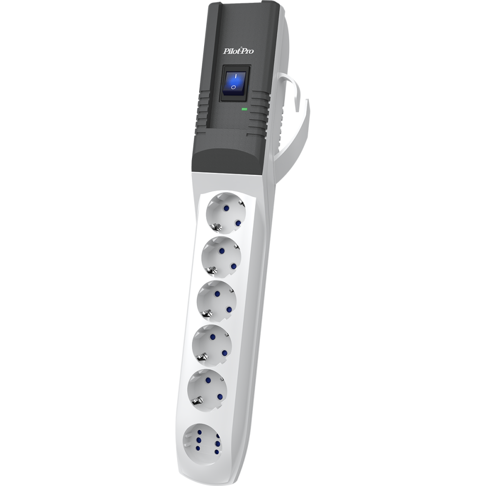 фото Сетевой фильтр Pilot PRO 2023 1.8м Grey