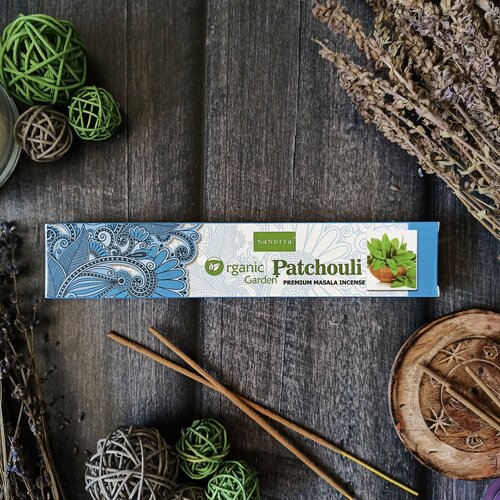 Благовония Nandita Organic Patchouli (Пачули) благовония nandita organic benzoin бензоин