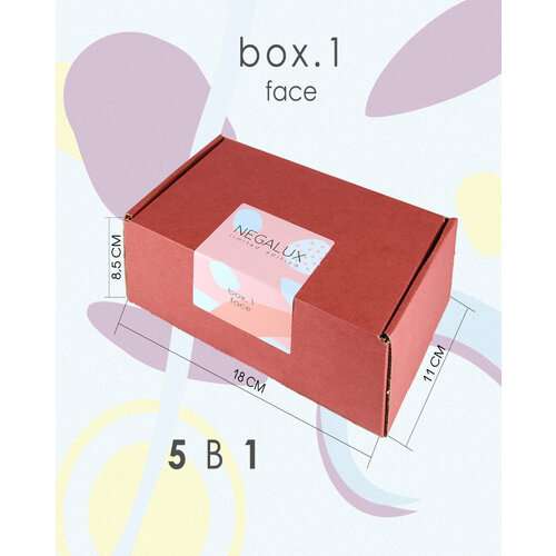 Beauty box FACE 5 в 1, Бьюти бокс, Подарочный набор уходовой косметики подарочный набор excellance moscow beauty box 1 1 шт