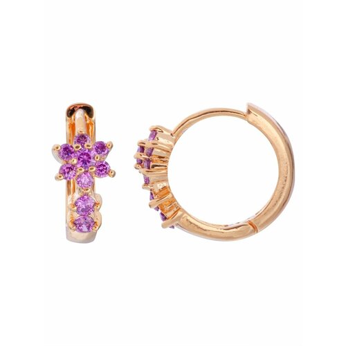 фото Серьги lotus jewelry, аметист, фиолетовый