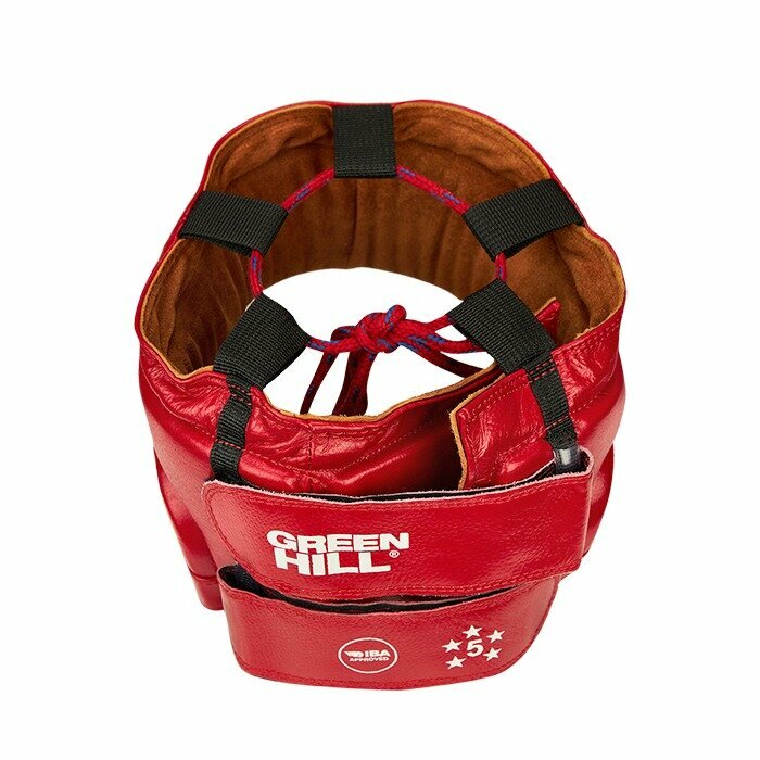 HGF-4012 Боксерский шлем FIVE STAR одобренный IBA красный - Green Hill - Красный - M
