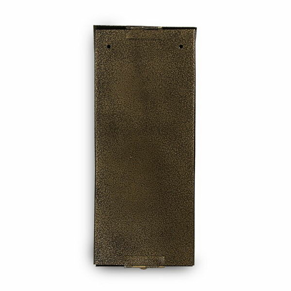 Ящик почтовый без замка (с петлёй), вертикальный, "Узкий", бронзовый - фотография № 5
