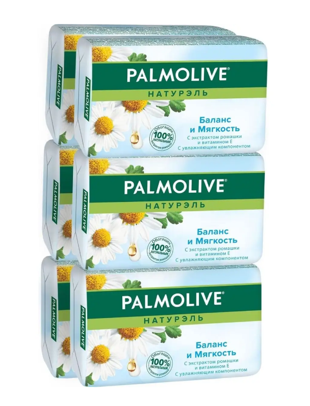 Мыло PALMOLIVE баланс и мягкость, 90 г х 6 шт