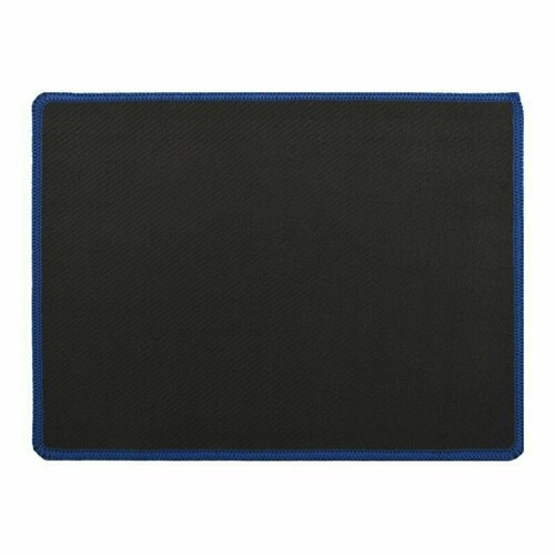 Коврик для мыши 21х25см ткань резина черный 243₽