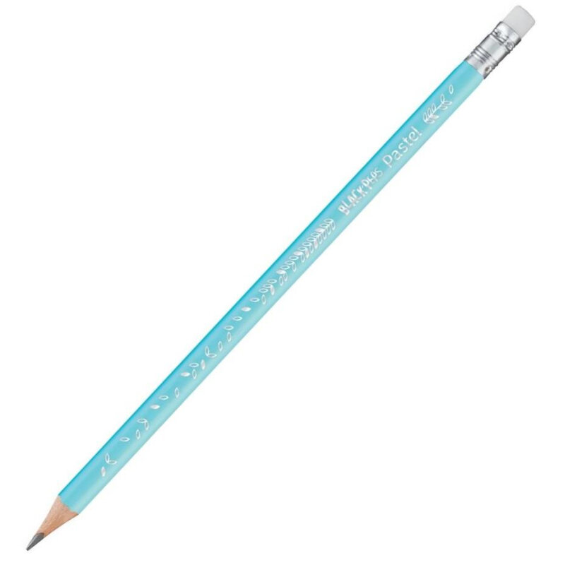 Набор карандашей чернографитных Maped Black peps pastel с ластиком HB, 3 шт - фото №9