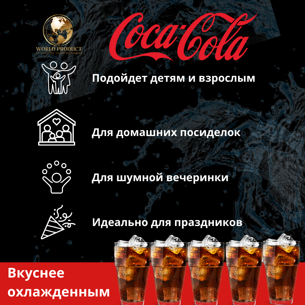 Кока Кола Классик Coca Cola Classic 6 х 2 литра - фотография № 5