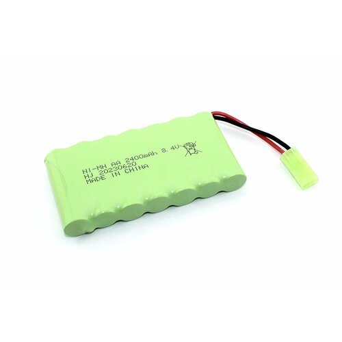 Аккумулятор Ni-Mh 8.4V 2400 mAh AA Flatpack разъем Tamiya аккумулятор ni mh r 9 6v 2400mah tamiya nimh 96r 2400 tamiya