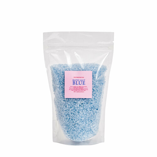 PATISSONCHA соль для ванны BLUE /голубая/ 500 г 500 гр